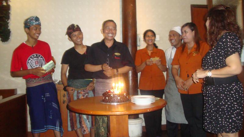 Birth Day Staff, bali indian restaurant, indian food restaurant in bali